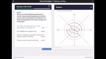 Fasttrack ATPL - Polarstereographic Charts and True Course Calculations