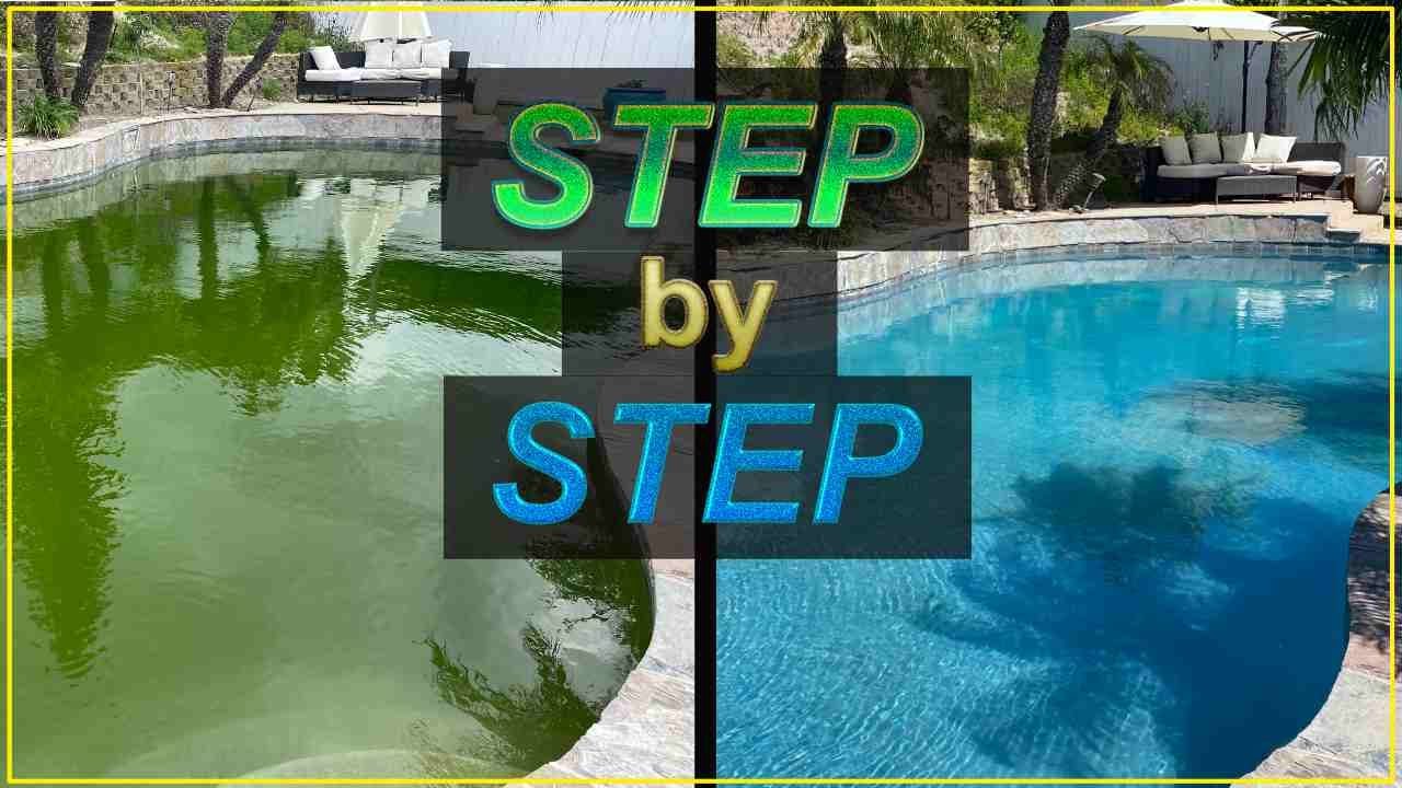 How to Clean a Green Pool (Easy Way) - Step by Step - YouTube