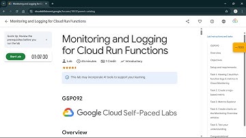 Monitoring and Logging for Cloud Functions | #qwiklabs | #GSP092 #CLI