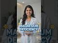 magnesium deficiency sign & symptoms #health