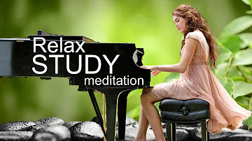 Beautiful Relaxing Piano Music For Stress Relief, Study, Meditation - Soothing Flowing Water Sounds