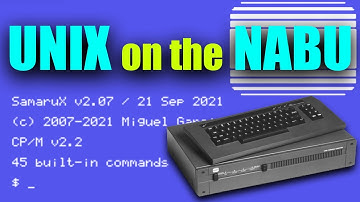 58 - NABU Computer Unix-like shell, Cloud CP/M, Terminal Emulation, and other ramblings from DJ