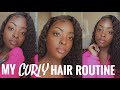 MY CURLY HAIR ROUTINE 2020| LuxBeauty Hair