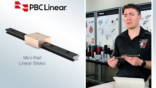 Miniature Linear Slides: Mini-Rail with Self-Lubricating Sliders