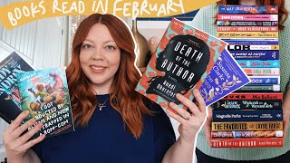 books I read outside of vlogs in february! 💝