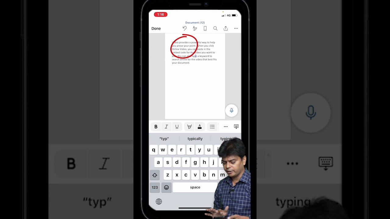 📱How to convert text to uppercase in Microsoft Word's mobile app? 