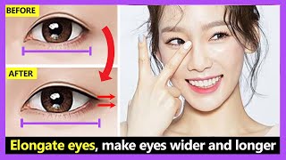 5 Exercises Elongate the outer corner eyes. How to make your eyes wider and longer naturally. Resimi