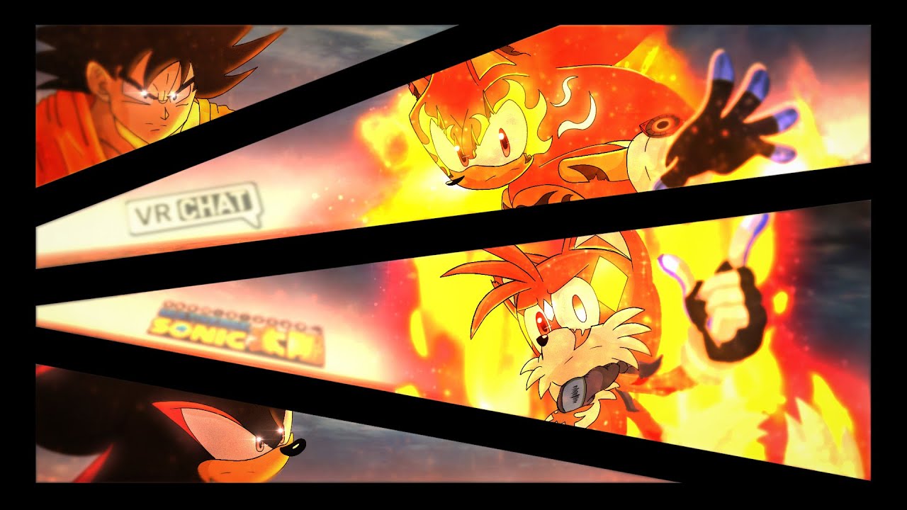 Multiverse Sonic and Solar Tails Train For God Ki [VRChat]