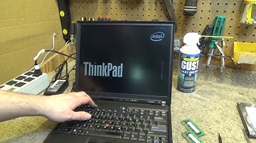 IBM T60 Laptop Computer Hard Drive and RAM Replacement