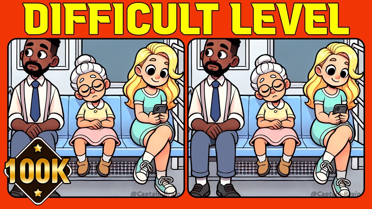 🧠🧩Genius Level Spot the Difference Challenge!《Extreme Edition》