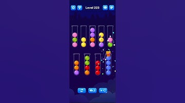 Ball Sort Puzzle level 223. #puzzle  #puzzlegame #strategy #gamer #games #game #gamers