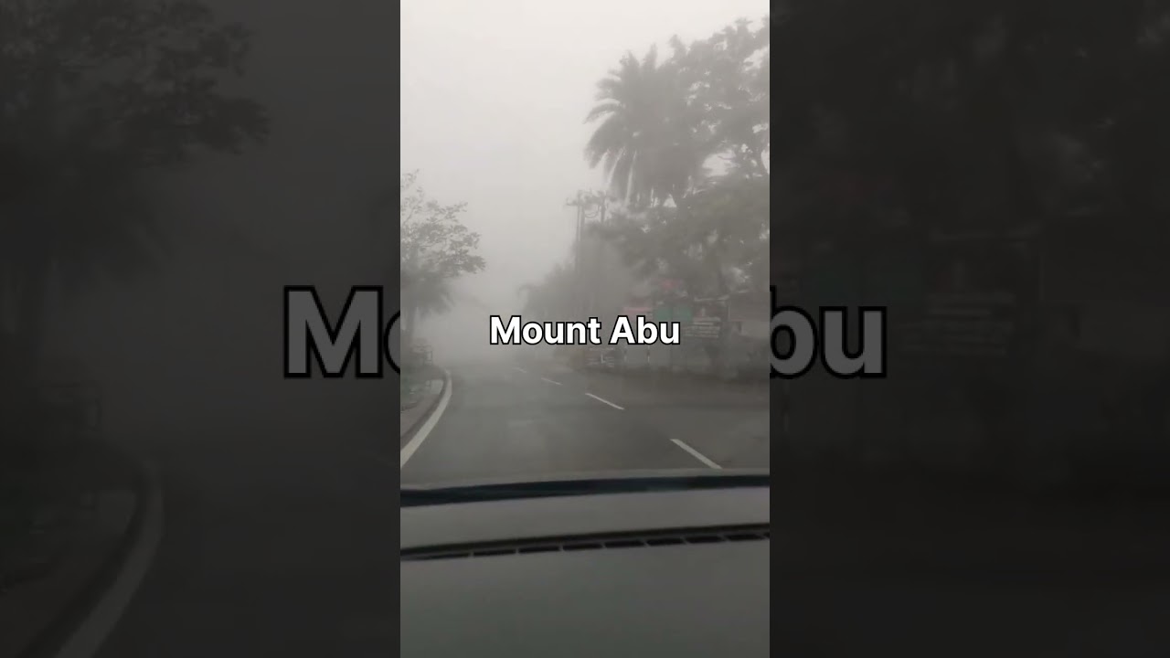 Mount abu in winter season