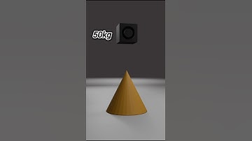 Blender Cube vs Cone Destruction Animation #3dart #blender #3danimation #blenderart #shortvideo