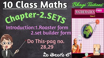 10th class maths in telugu||Chapter-2 Sets||Introduction||Do this-pag no.28,29