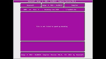 My Amiga 500+ Hex$ editor v3 compiled on PC base and Hex$ editor v3 exe running on PC target machine