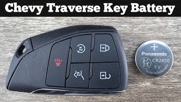 2025 CHEVY TRAVERSE Remote Key Fob Battery Replacement - How To DIY Change Replace Key Batteries