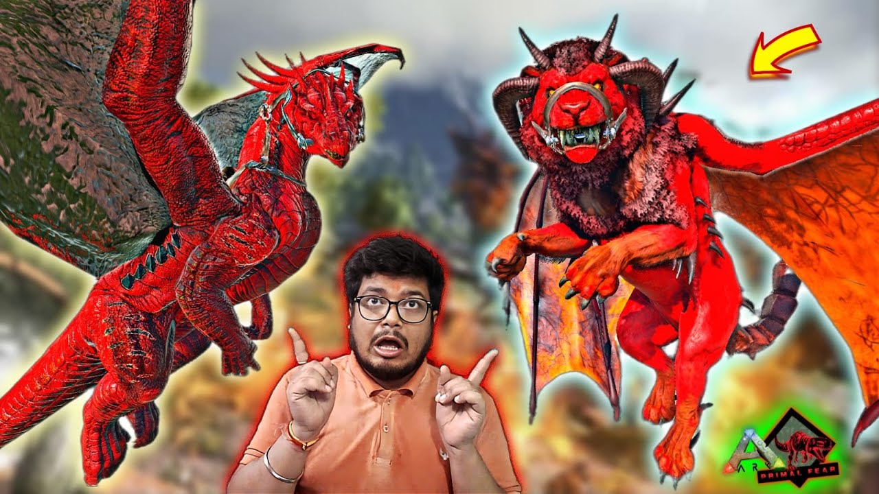 Taming Alpha & Apex Dragon & Manticore - Ark Primal Fear - PART 44 (HINDI)