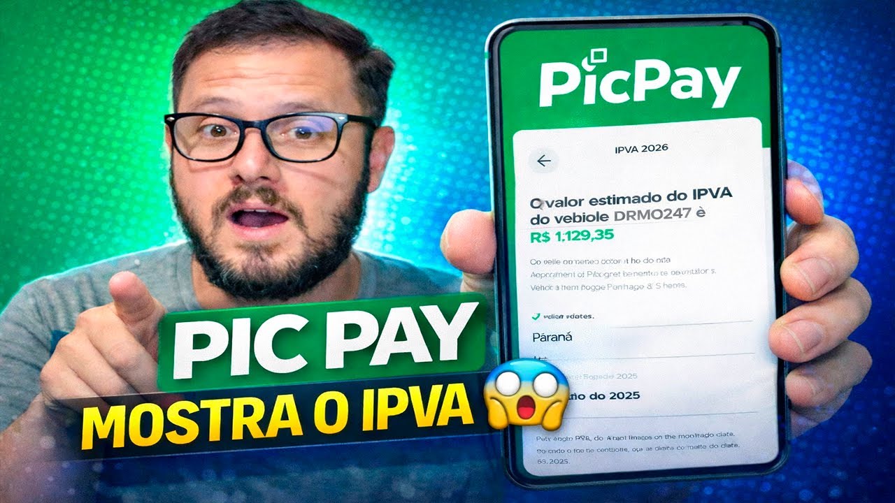 PicPay AGORA MOSTRA O IPVA DO SEU CARRO 😱 Nova Função!