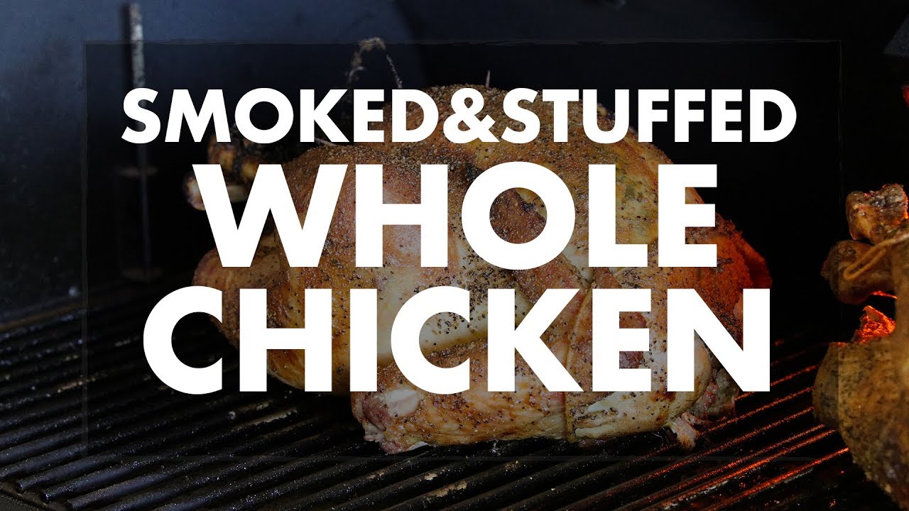 Smoked and Stuffed Whole Chicken with Chef Greg REC TEC Grills YouTube