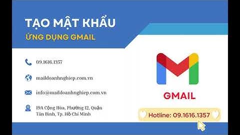 Hướng dẫn TẠO MẬT KHẨU ỨNG DỤNG cho Gmail chi tiết và dễ làm nhất - Cường Công Nghệ