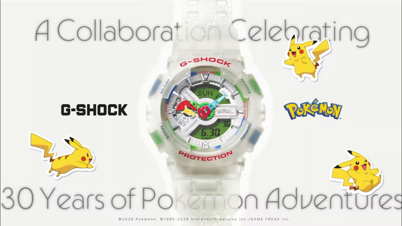 G-Shock just made the ultimate Pokémon watch, and it's packed with