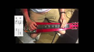 c6th lap steel - slants
