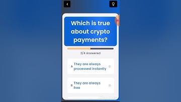 Syntax Verse general quiz answers today | 09 | How Crypto Differs from Traditional Digital Payments