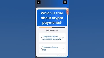 Syntax Verse general quiz answers today | 09 | How Crypto Differs from Traditional Digital Payments