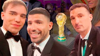 VIAJE A QATAR con AGUERO y SCALONI