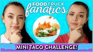MINI TACOS CHALLENGE?! Food Truck Fanatics w/ Merrell Twins