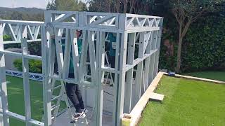 Subir Viga Prefabricada De Steel Frame De Prefablot