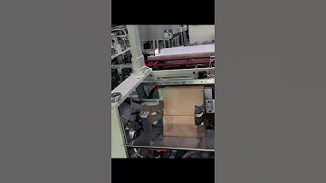 Dual Robot Paper Handle Pasting Machine for making paper bags