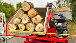 🔥 FIREWOOD! The Best Gasoline Wood Chipper For Logging