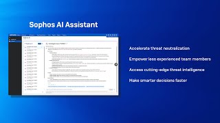 Feature Focus: The Sophos AI Assistant