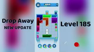 Drop Away Level 185 Walkthrough - NEW UPDATE | Step-by-Step Guide 🧠 | SolutionGuruji