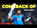 Comeback hogaya hitman ka  trending trendingviral viralrohitsharma  comeback