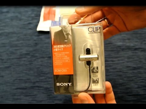 אנבוקסינג (Unboxing) מיקרופון למצלמה Sony ECM-CS3 Stereo Microphone  שרכשתי ב-Ebay