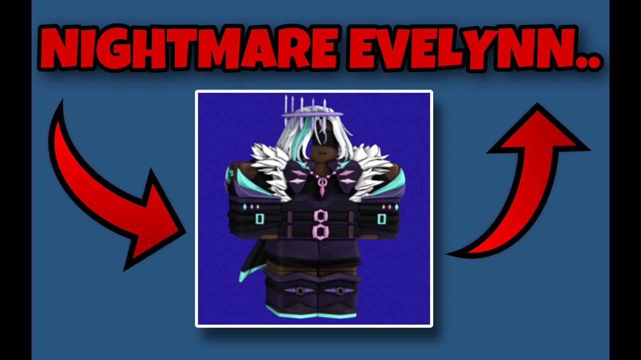 nightmare evelyn kit skin roblox bedwars by RatemyArt on DeviantArt