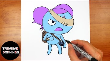 How To Draw FNF Pibby - FNF MOD Character Easy Step by Step