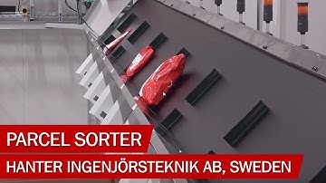 Parcel Sorter, Hanter Ingenjörsteknik AB, Sweden