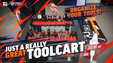 Move Tools Between Machines More Easily - The Haas Tool Cart - Haas Automation, Inc.