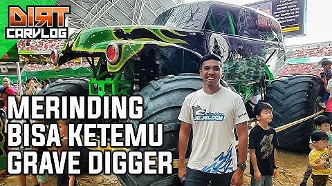 AKHIRNYA KESAMPEAN NONTON MONSTER JAM LANGSUNG! (PART 1) | DIRT CARVLOG #137