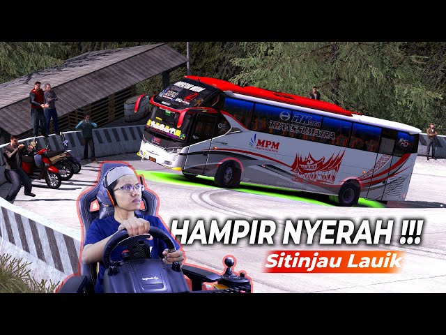 Bus MPM Hampir Tidak Kuat Nanjak di Sitinjau Lauik 😱 class=