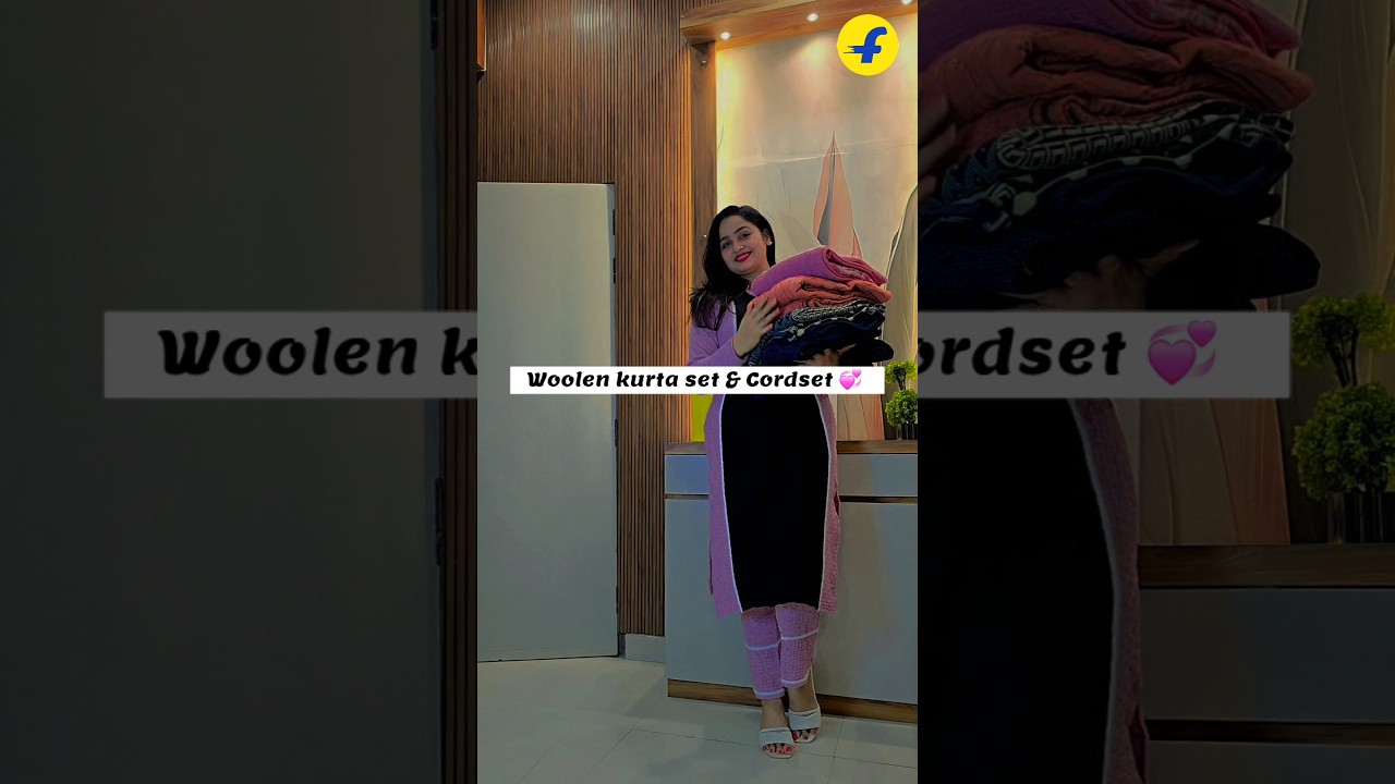 Woolen kurta set & Cordset from Flipkart 