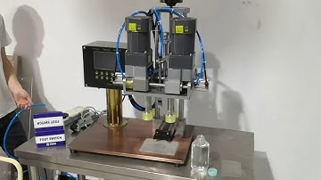 How to operate tabletop capping machine