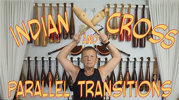 INDIAN CLUBS | Indian Cross, Wrist Reverse and Parallel Transitions