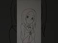 How to draw a School girl#art