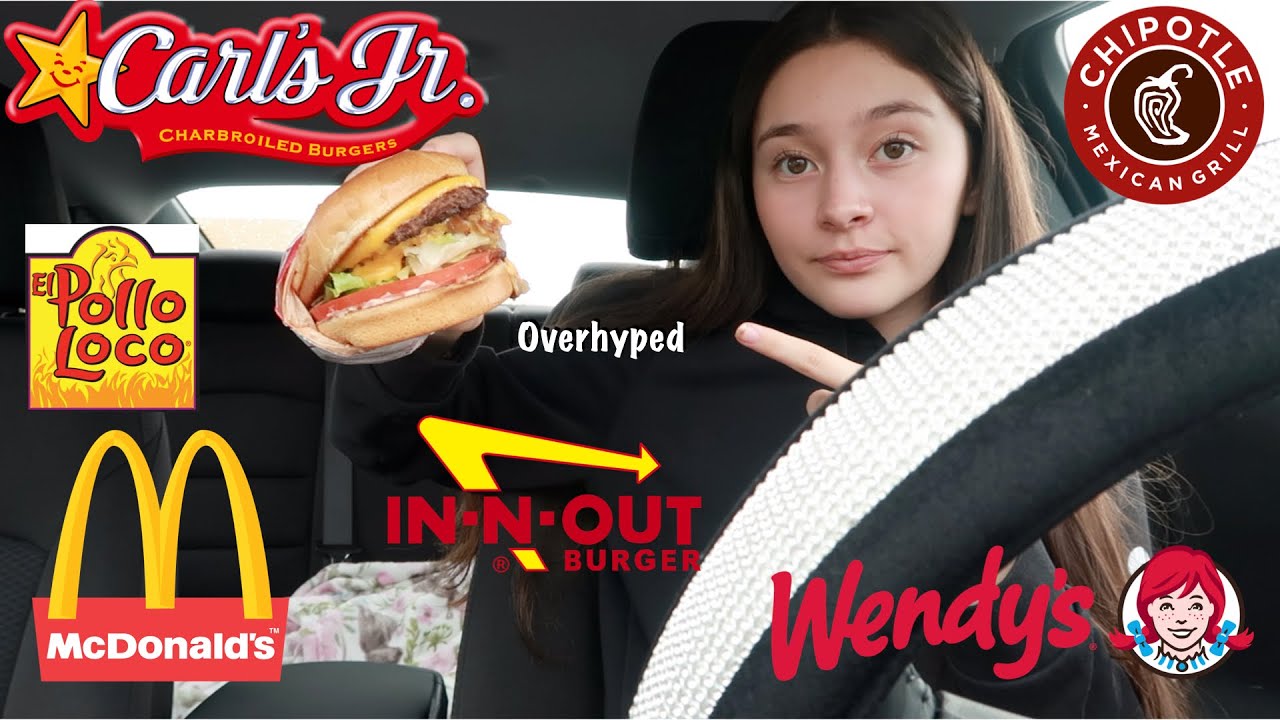 Trying POPULAR items at every Fast Food Restaurant around me - YouTube