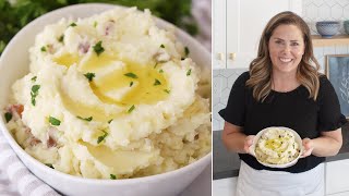 Mashed Red Potatoes {Best Rustic Mashed Potatoes}