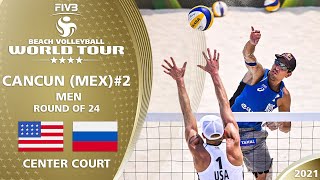 LIVE USA vs. RUS - Men's R24 | 4* Cancun 2021 #2